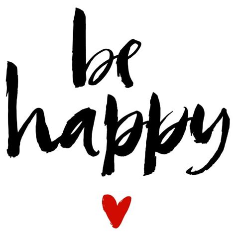 🥇 Vinilos Y Pegatinas Frase Be Happy 🥇