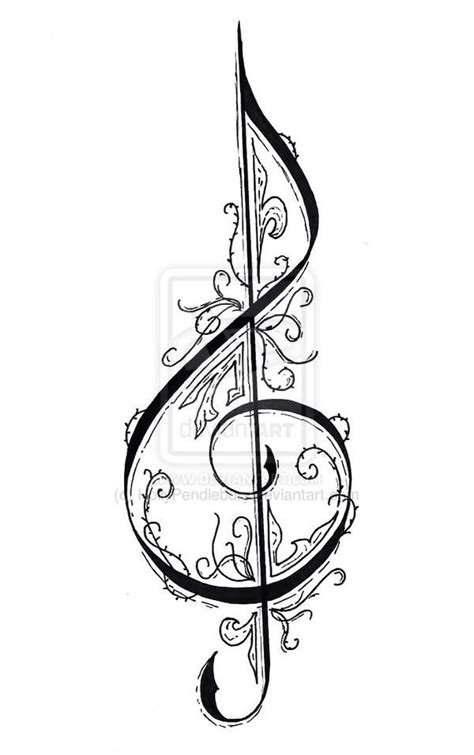 Fancy Dd Music Tattoo Designs Music Drawings Music Notes Art