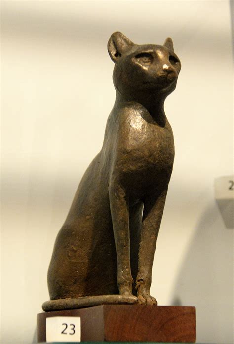Bronze Cat From Egypt Illustration World History Encyclopedia