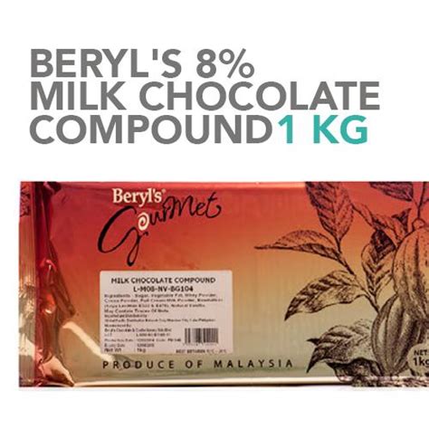 Check spelling or type a new query. Beryl's 8 % Milk Chocolate Compound 1 kg | NegosyoNow
