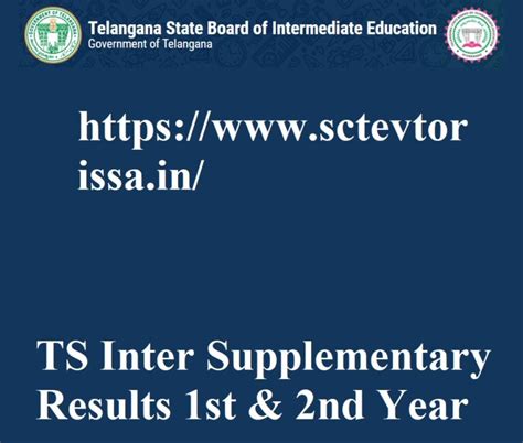 Ts Inter Supplementary Results 2023 Link Ipase 1st 2nd Year Date