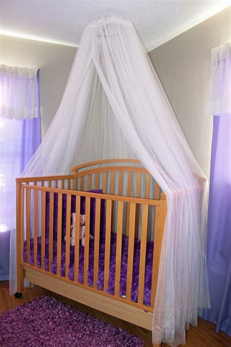 Diy How To Make A Crib Canopy Crib Canopy Nursery Canopy Baby Crib