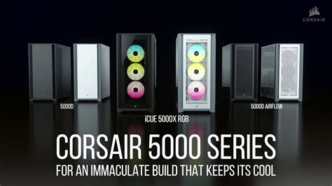 Corsair Unveils New 5000 Series Mid Tower Cases That Focus On Airflow