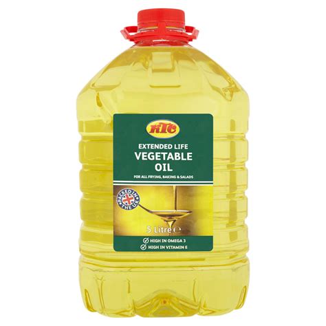 Ktc Extended Life Vegetable Oil 5 Litres Oils And Dressings Iceland Foods