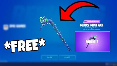 How to Get The Minty Pickaxe FOR FREE (Anywhere) - YouTube