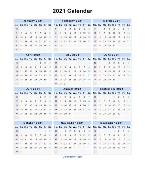 This calendar allows you to print the full year on one most calendars are blank and the excel files allow you claer anything you don't want. Free Printable Calendar Year 2021 | Ten Free Printable Calendar 2020-2021