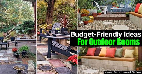 Great Ideas For Budget Friendly Outdoor Rooms