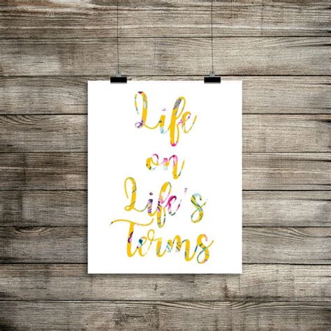 Life On Lifes Terms 8x10 Printable Digital Download Etsy Uk