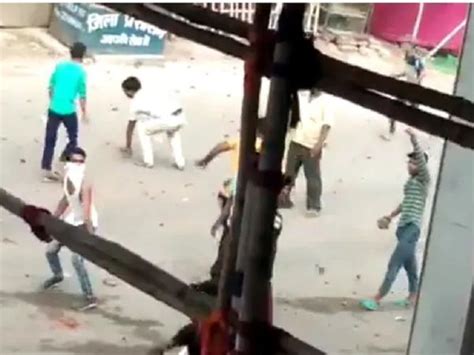 Jehanabad News Bihar Tension In Jehanabad After Stone Pelting During