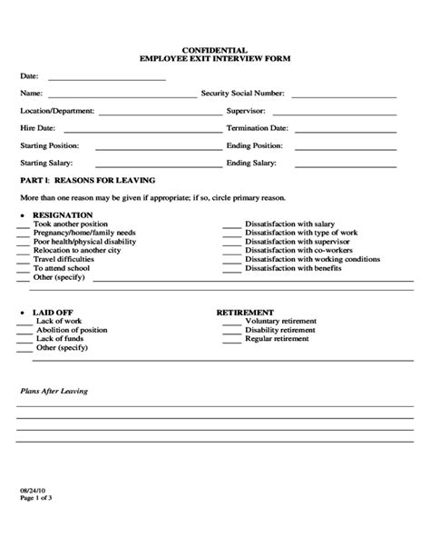 2024 Employee Interview Form Fillable Printable Pdf And Forms Handypdf