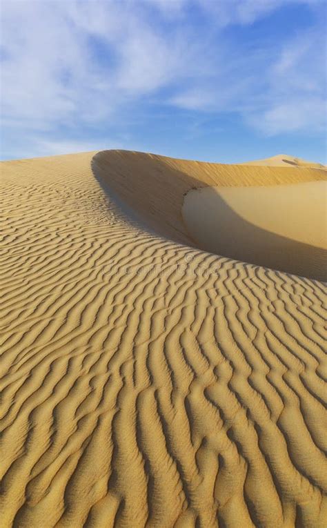 Dunes And Colored Sands Of The Rub Al Khali Desert Stock Photo Image