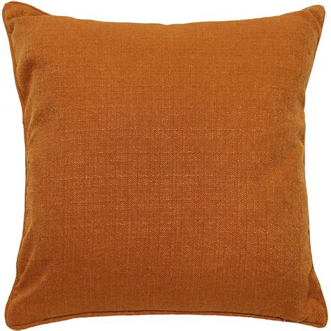 Pintuck Decorative Orange Throw Pillow At Home