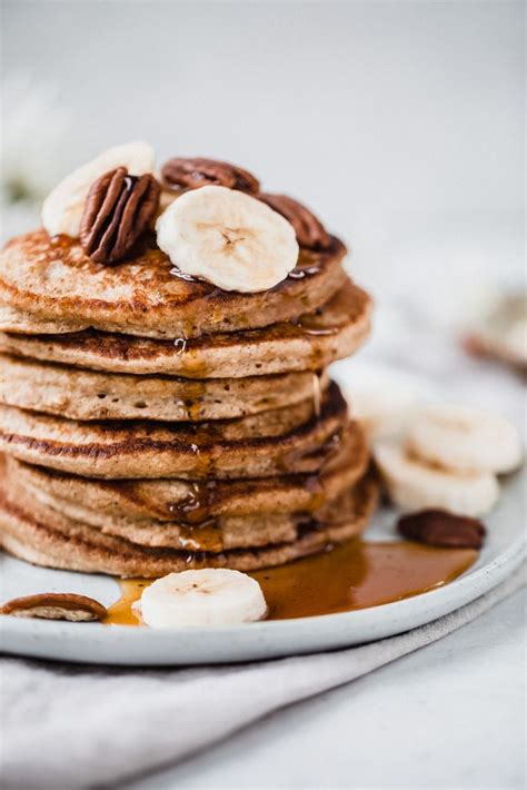 Healthy Banana Oatmeal Pancakes Made Right In The Blender
