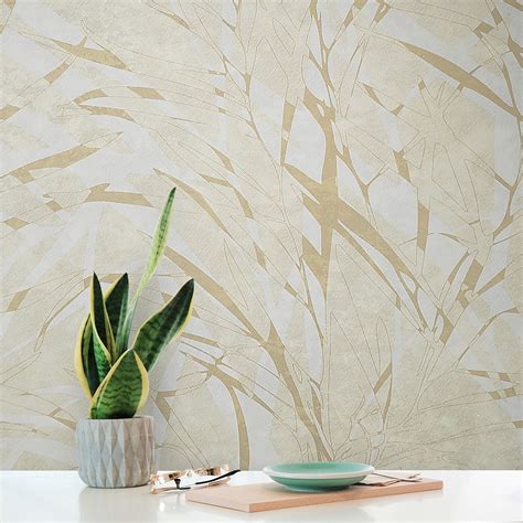 Buy Portofino Italian Wallpapers Modern Texture Wallpaper White Yellow