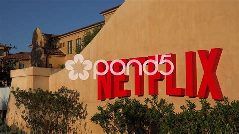 Establishing Shot Of Netflix Headquarters In Silicon Valley California