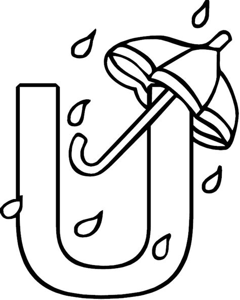 Letter U Coloring Pages Coloring Pages