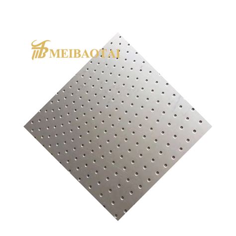 Stainless Steel Perforated Metal Mesh Punched Steel Sheet Foshan