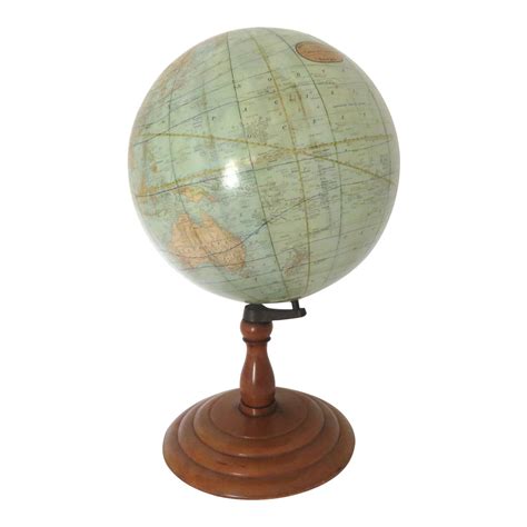 Antique Rand Mcnally Twelve Inch Terrestrial Globe Atlas Chairish