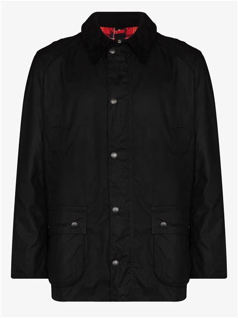 Barbour Ashby Wax Jacket In Black For Men Lyst