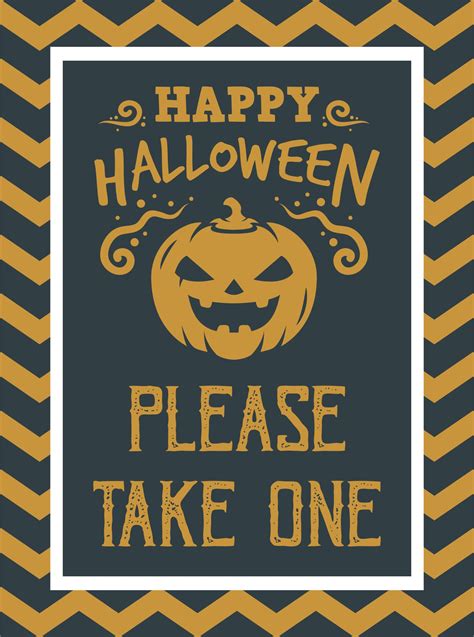 15 Best Halloween Signs Printable Take 2 Please Pdf For Free At Printablee