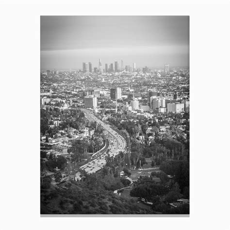 Los Angeles City Skyline Art Print By Fy Photography Archive Fy