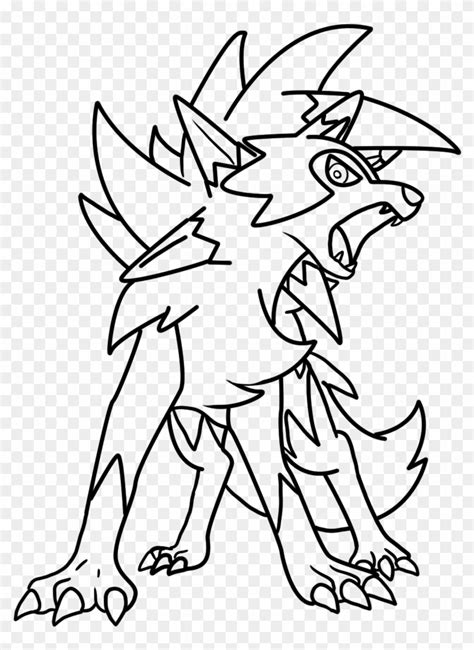 Pokemon Shiny Rockruff Coloring Pages Pokemon Drawing Easy