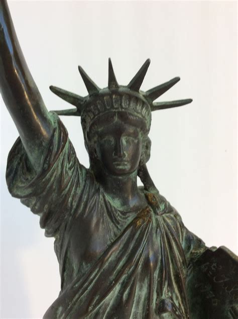 Statue Of Liberty Bronze Sculpture Cast From Original Mold Etsy
