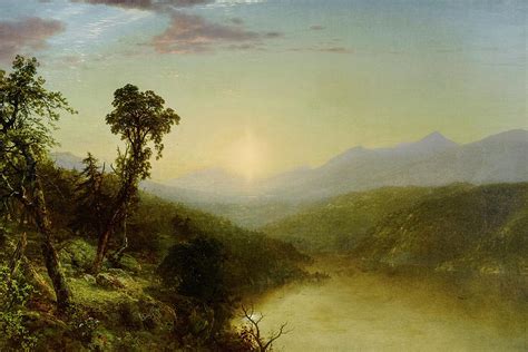 Sunset In The Adirondacks Painting By John Frederick Kensett Pixels