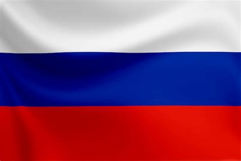 Ondeando La Bandera De Rusia Foto Premium