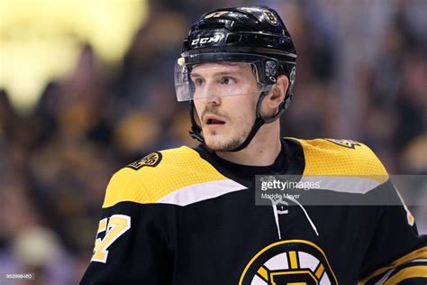 Tommy Wingels Of The Boston Bruins Looks On During The Second Period