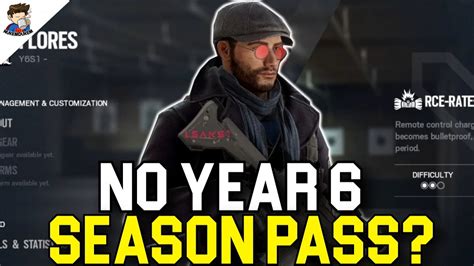 Rainbow Six Siege New Ops Battle Pass Only No Year 6 Season Pass