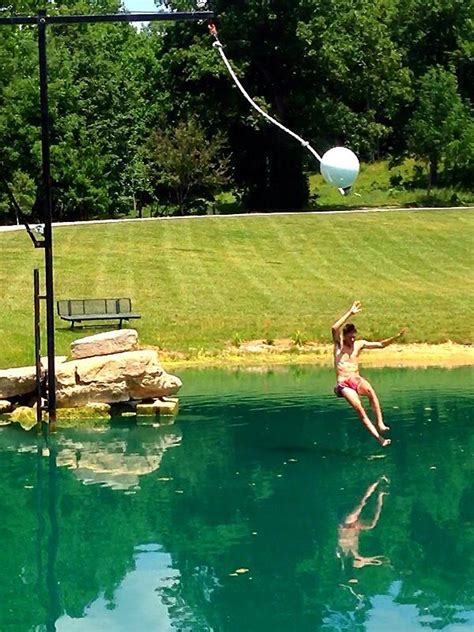 How Many Of You Have Used A Rope Swing To Jump Into A Lake Or River We