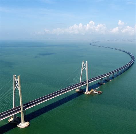State Of The Art Bridge Integrating Macao Hong Kong And Zhuhai