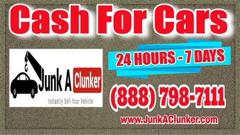 Cash For Junk Cars With Junk Car Removal Nationwide Junk A Clunker