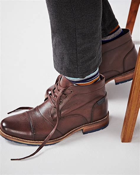 Textured Leather Boot Rwandco