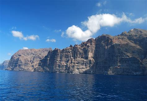 Hd Wallpaper Coastline Tenerife Los Gigantes Cliffs Canary