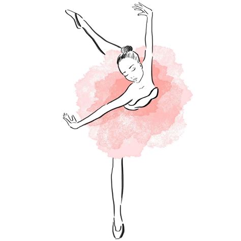 Bailarina Desenho E Pintura