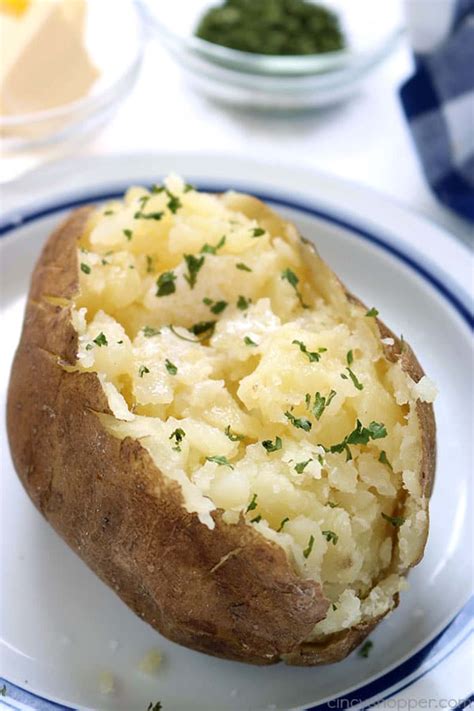 Make instant pot baked potatoes to enjoy perfectly tender and fluffy baked potatoes in a fraction of the time! Instant Pot Baked Potatoes - CincyShopper