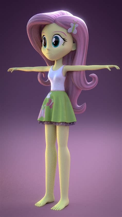 Some random girls feet getting tickled by the tooth brushes! Image - Fluttershy eqg 3d-1.png | Animated Foot Scene Wiki ...