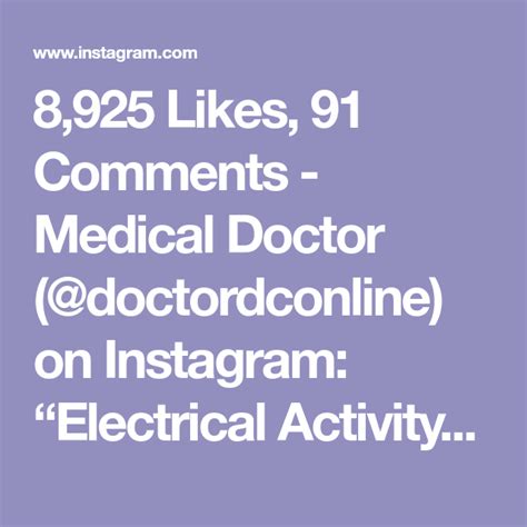 8925 Likes 91 Comments Medical Doctor Doctordconline On