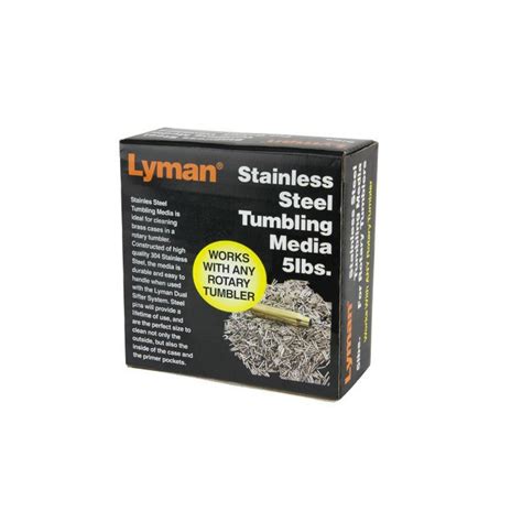 Lyman Stainless Steel Tumbling Media 5 Lbs 5lbs Lb 5lb