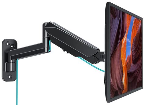Mount Pro Single Monitor Wall Mount For 13 To 32 Inch Computer Screens