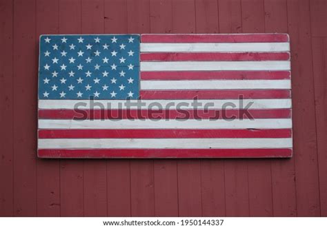 American Flag On Barn Wall Stock Photo Shutterstock