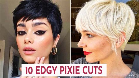 Edgy Pixie Haircut And Hairstyles Short Haircut Youtube