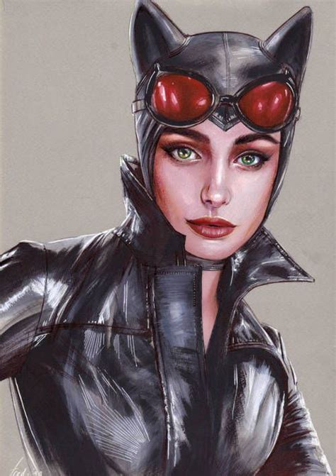 Catwoman Portrait Fred Ian Catwoman Batman And Catwoman Comic Art