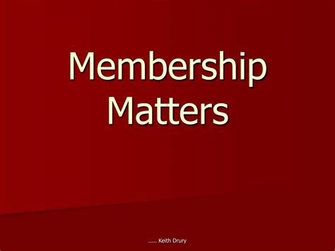 PPT - Membership Matters PowerPoint Presentation, free download - ID:253629