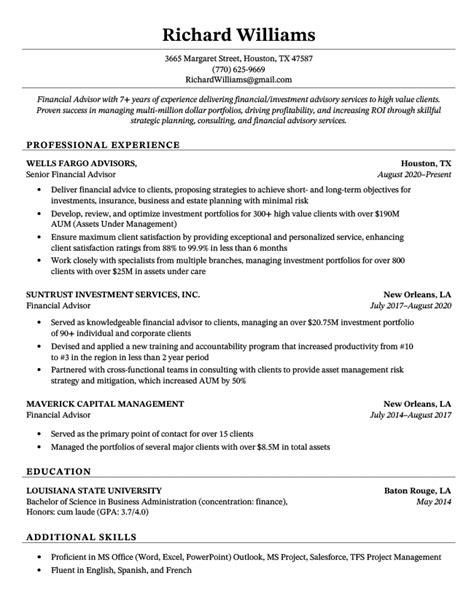 Basic And Simple Resume Templates Free Download