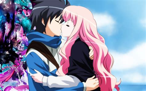 Boy And Girl Anime Kissing Wallpapers Wallpaper Cave