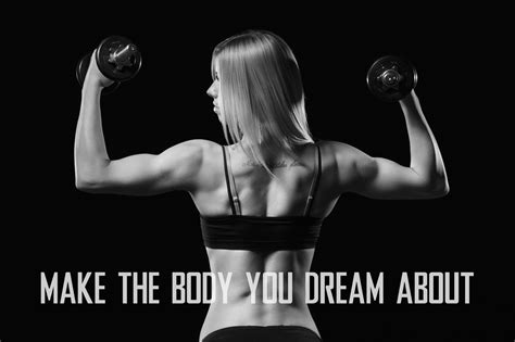 EzPosterPrints - Bodybuilding Men Girl Fitness Workout Quotes ...