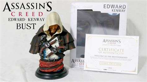 Assassin S Creed Black Flag Edward Kenway Bust Unboxing And Detailed
